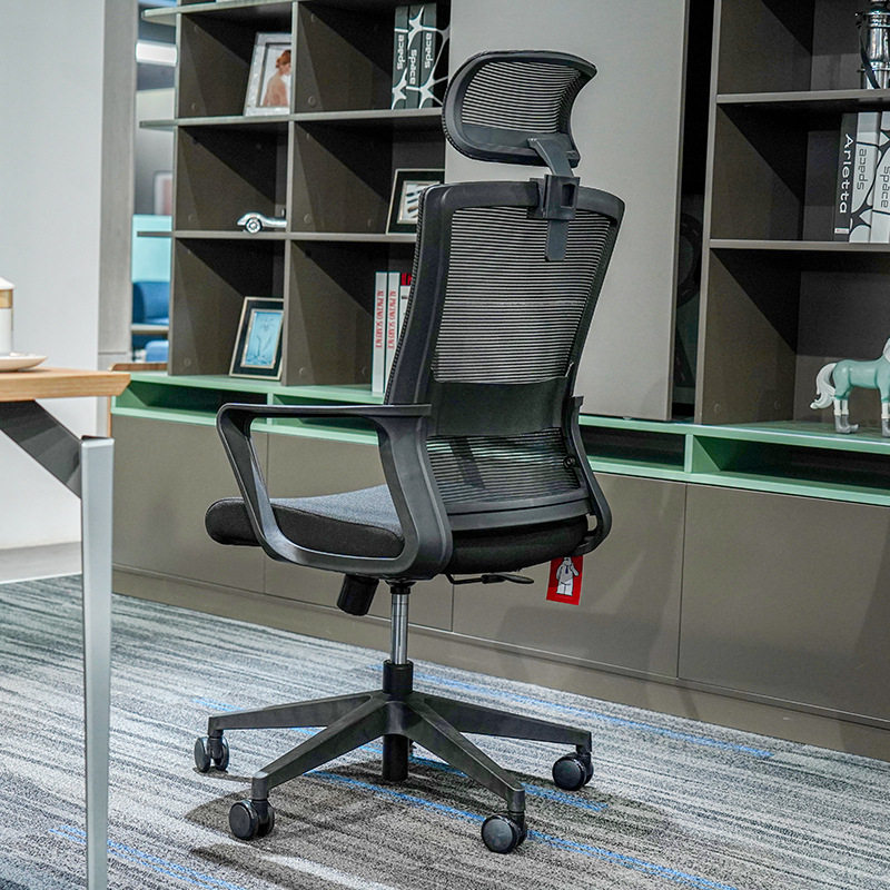 Model BGY001 Groothandel ergonomische gaasstoel - Ademende gebogen rug met hoogte-Verstelbare armen voor studie, kantoor en lange zitsessies